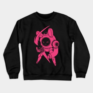 Bunny Bot - PINK Crewneck Sweatshirt